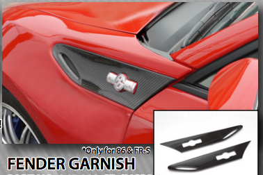 CUSCO Real Carbon Fender Duct Garnish - GT86