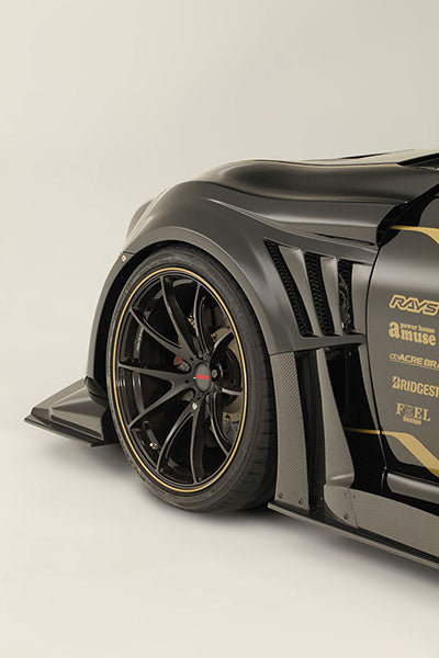 Varis Wide Body Kit Full Kit D Carbon Fiber + Front Diffuser - GT86