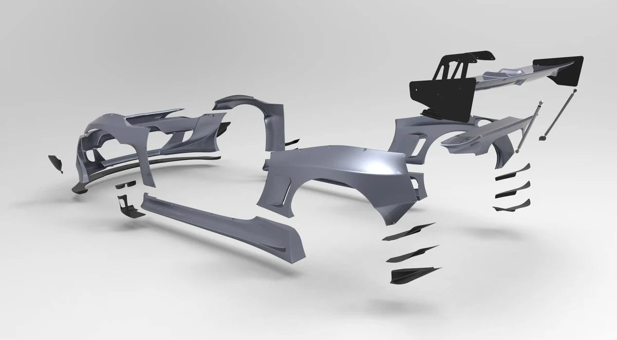 Pandem Full Aero Kit Version 3 with GT-Wing with Duck Wing - BRZ, GT86