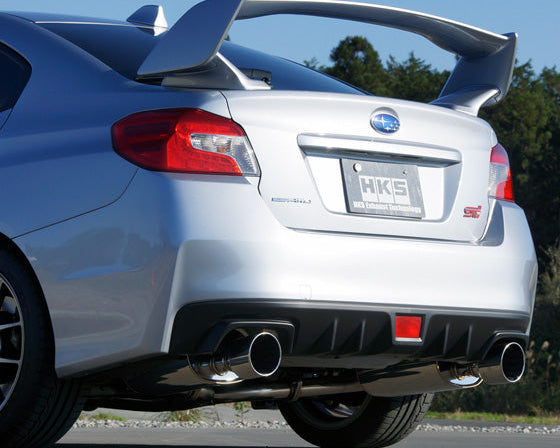 HKS Super Turbo Muffler With Center Pipe - WRX STi
