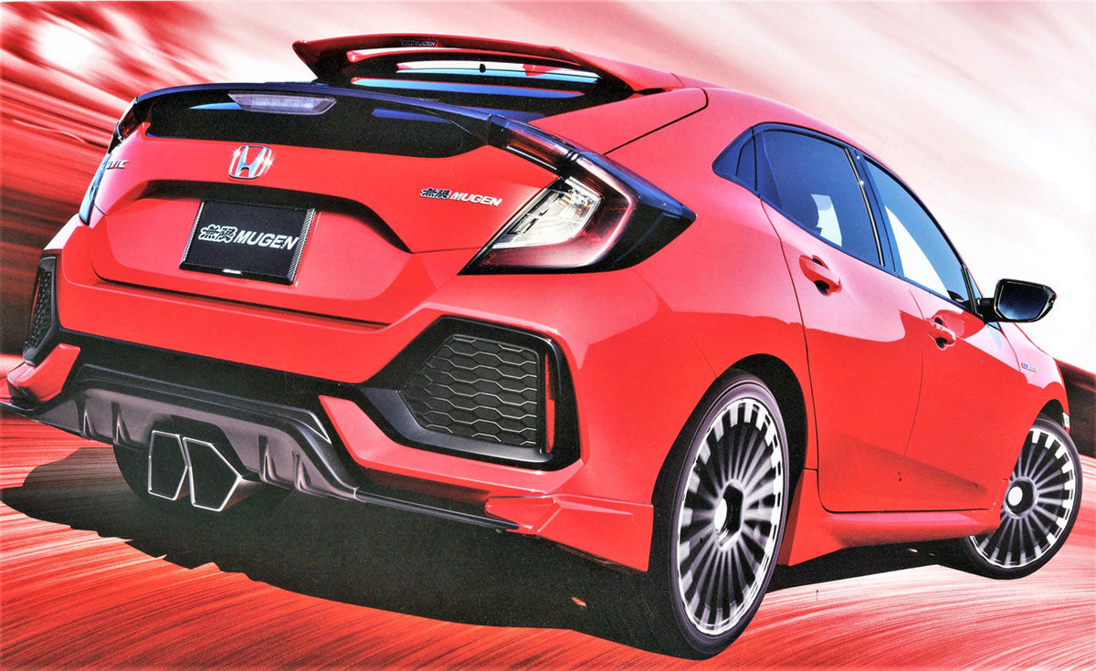 Mugen Tail Gate Wing Spoiler Unpainted - Civic FK7 FK8