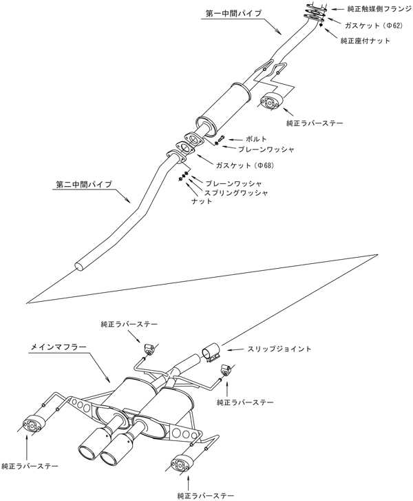 HKS Legamax Premium Muffler Exhaust System - Civic FK7