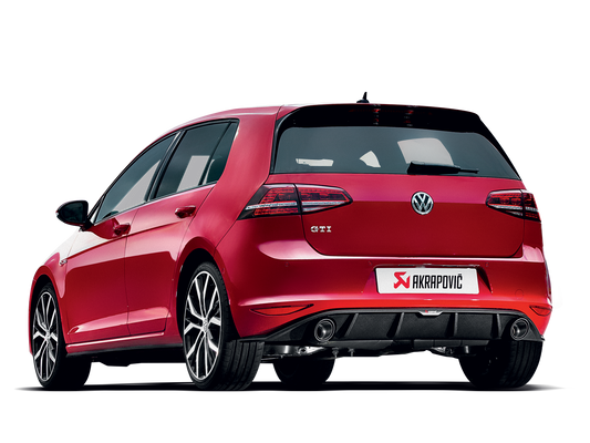 Ligne d'échappement Akrapovic Slip-On (titane) pour Volkswagen Golf (VII) GTI