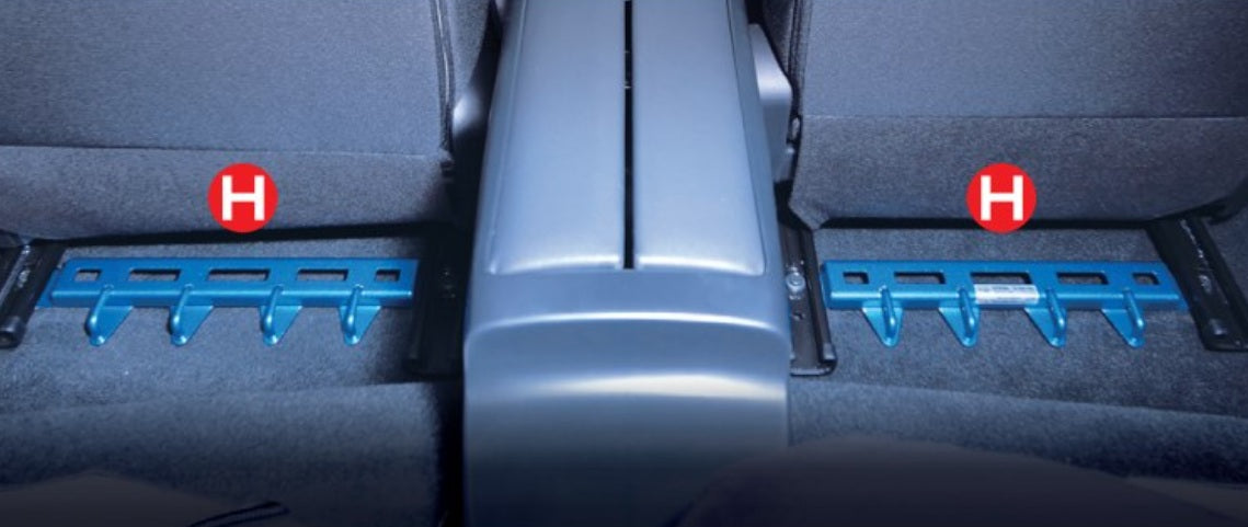CUSCO Power Brace Seat Rail Plus Set - BRZ, 86