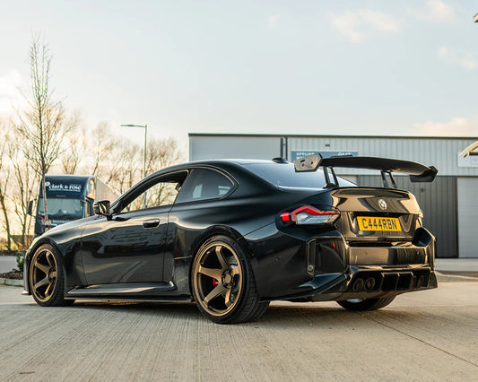 BMW G87 M2 & G42 2 SERIES CARBON FIBRE SWAN NECK WING - CT DESIGN
