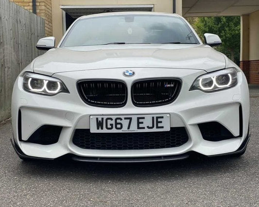 BMW M2/M2C F87 CARBON FIBRE MIDDLE SPLITTER - SK STYLE