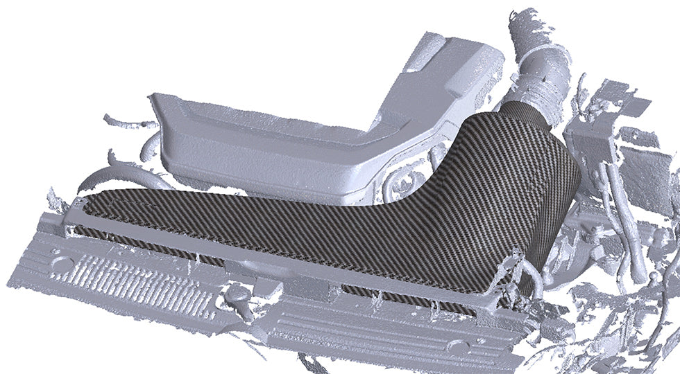 Kit d'induction en fibre de carbone pour Volkswagen, Audi, Seat, Skoda, Cupra 2.0 TSI EA888