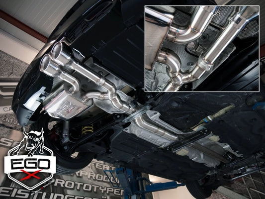 EGO-X catback exhaust system - Mini Cooper S, JCW F56 (with ECE approval)
