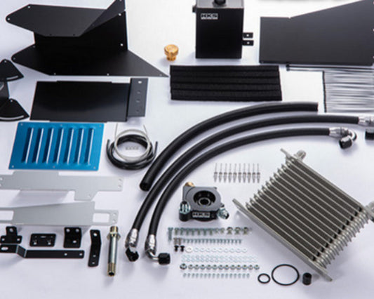 Kit de refroidisseur d'huile HKS Type S noir pour moteurs à induction forcée Noir - BRZ ZC6 appliqué A/B/C/D 86 ZN6 Modèle Zenki / Avant changement mineur