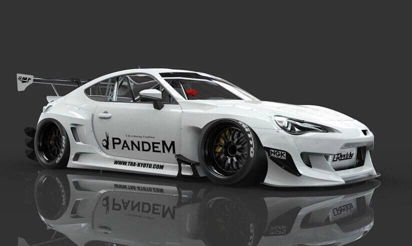 Pandem Full Aero Kit Version 3 with GT-Wing with Duck Wing - BRZ, GT86