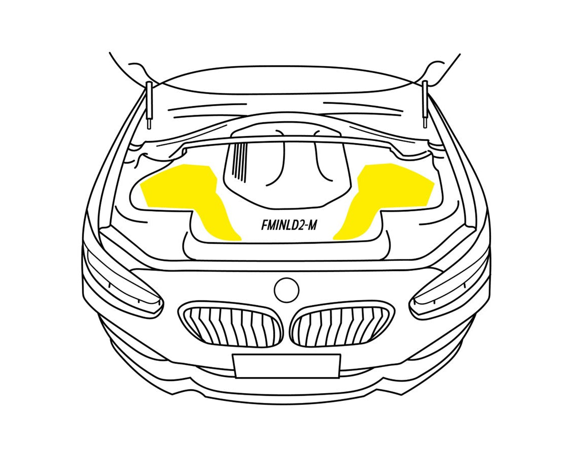 Conducto de entrada de fibra de carbono para chasis BMW F (Serie 1, Serie 2, Serie 3, Serie 4, Serie 5)