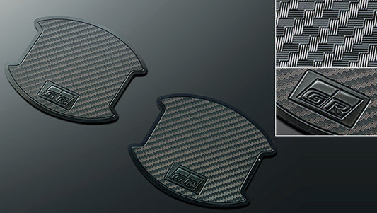 Ensemble de protections de poignée de porte TRD GR – Carbone noir