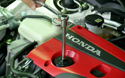 Bouchon de remplissage d'huile moteur Trust Greddy B-Type Bleu - Civic Type-R FK8 M31.8 X P3.5