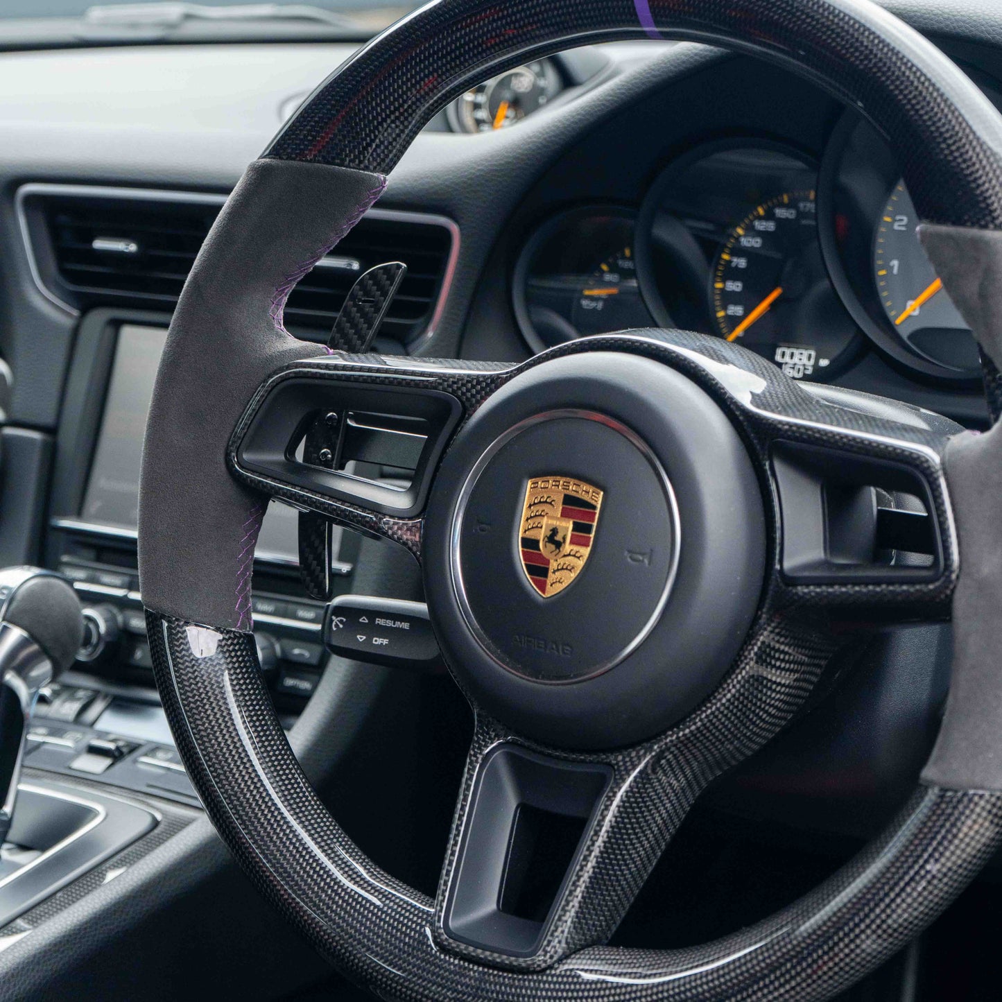 CT CARBON PORSCHE 2013+ MAGNETIC PADDLES
