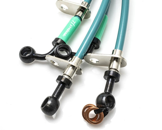 Projecte Mu Teflon Brake Line Accessoris d'acer Smoke - EK9 Type-R