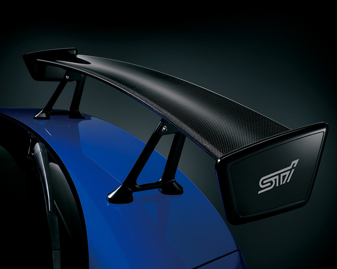 Aileron arrière STI en fibre de carbone sèche - WRX