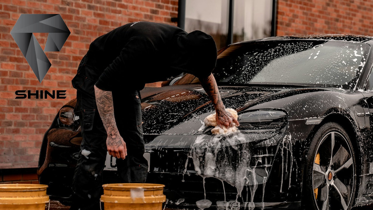 Porsche Panamera, Shine Auto products, detailing and cleaning products