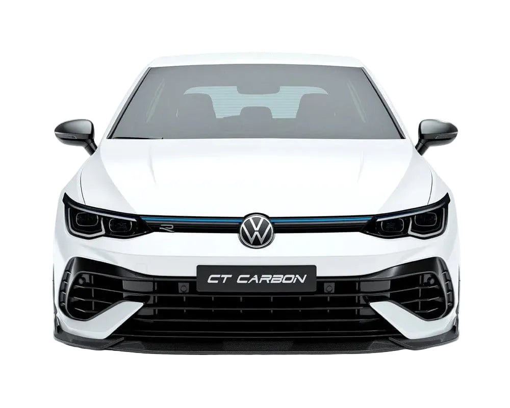 CT CARBON VW GOLF MK8 R CARBON FIBRE SPLITTER - CT DESIGN