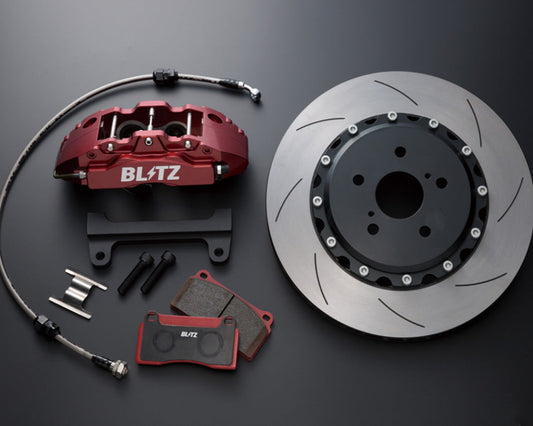 Kit de freno de gran calibre Blitz II 6Pot Street delantero - BRZ, WRX, 86