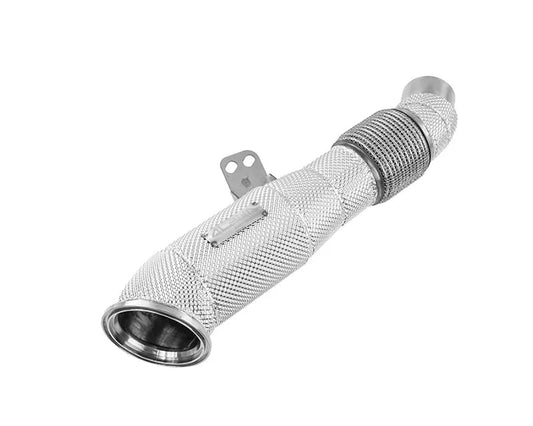 GR Supra B58 (A90) Alpha competition Decat Downpipe w/ shield