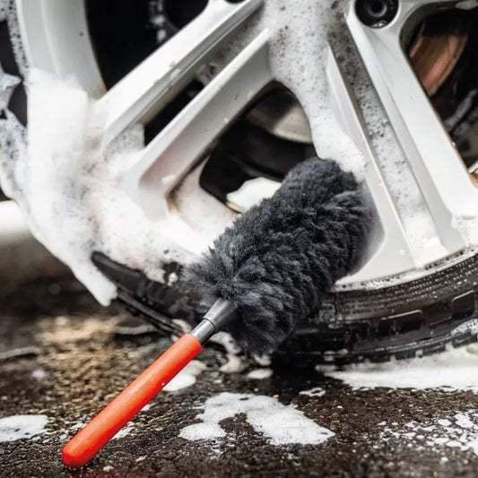 Brosse à jantes en microfibre