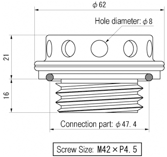 Bouchon de remplissage d'huile HKS Billet - M42 X P4.5