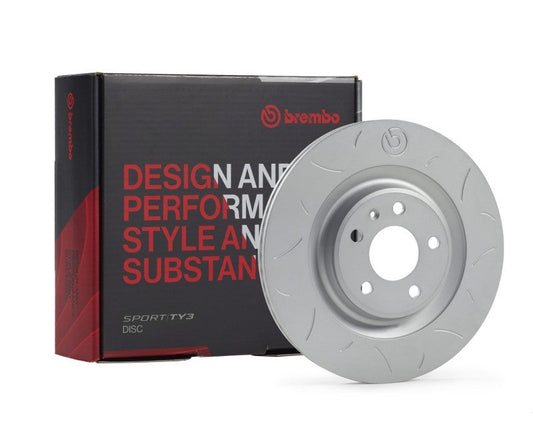 Discs davanters Brembo Sport TY3 de 340 mm per a VW Golf Mk7 / Seat Leon 5F / Audi A3 / Skoda Octavia 5E