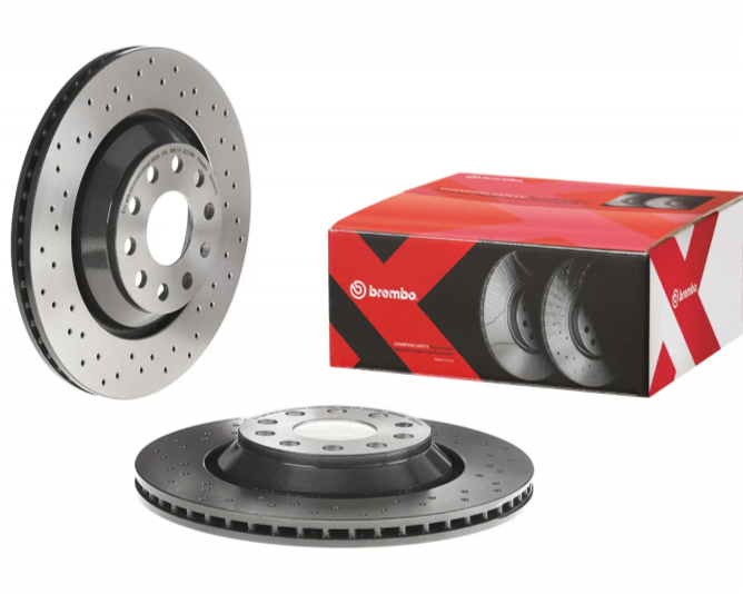 Brembo XTRA 310 mm Rear Discs for Cupra Ateca and Formentor / VW Golf Mk7 GTI