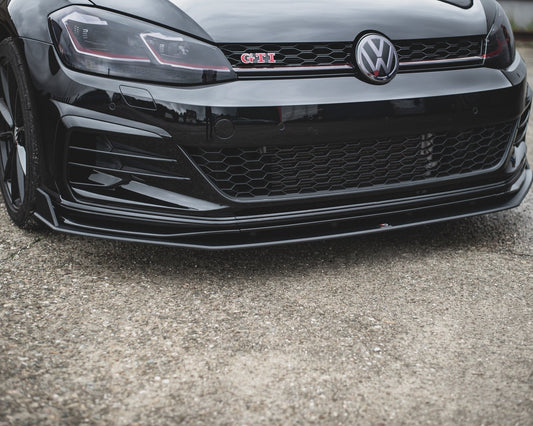 VW GOLF 7 GTI TCR MAXTON DESIGN STREET PRO FRONT SPLITTER