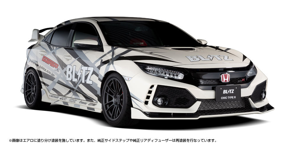 Blitz Aero Speed R-Concept Front Lip Spoiler FRP - Civic Type-R FK8