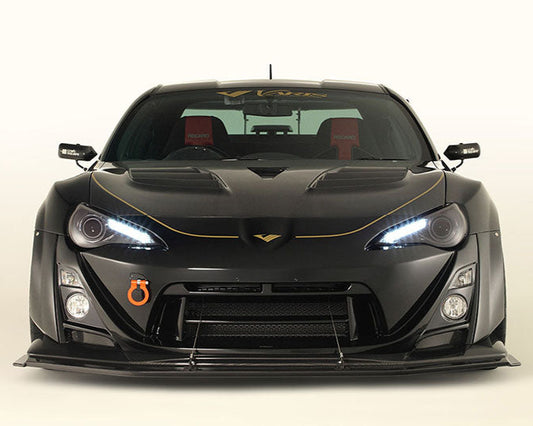 Varis Wide Body Kit Full Kit D Carbon Fiber + Front Diffuser - GT86