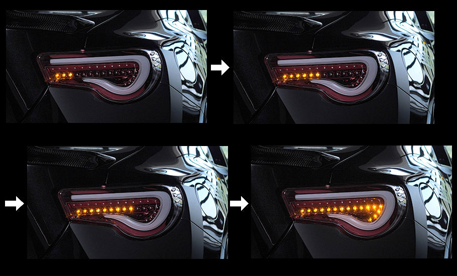 Valenti Jewel LED Tail Light Set TRAD Sequential Winker - BRZ, GT86