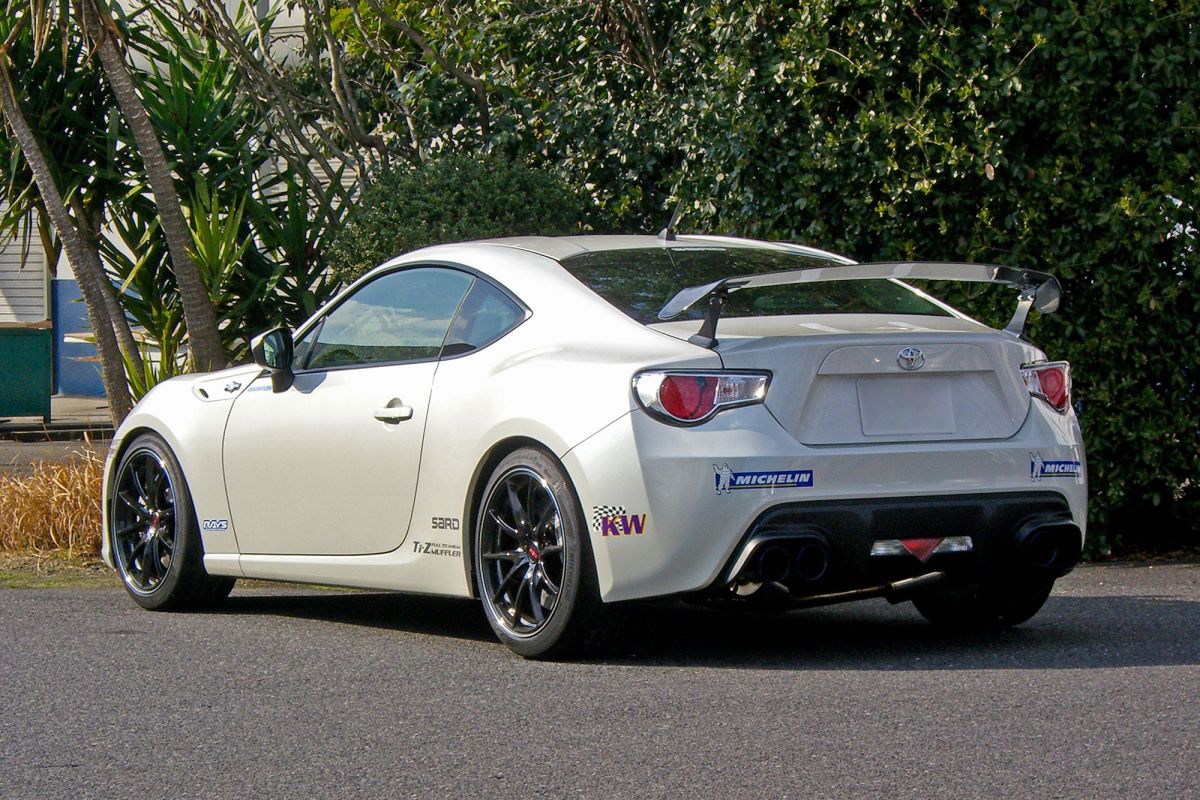 Sard LSR Carbon Wing Twill Weave Urethane Coating - BRZ, GT86
