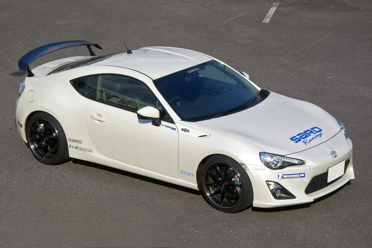 Sard LSR Carbon Wing Twill Weave Urethane Coating - BRZ, GT86