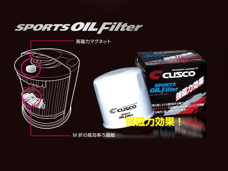 Filtro de Aceite Deportivo CUSCO - M20XP1.5 68Dx65Hmm