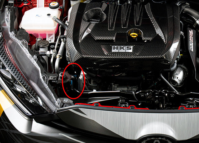 Corretja en V HKS Fine Tune - GR Yaris