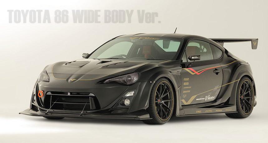 Varis Wide Body Kit Full Kit D Carbon Fiber + Front Diffuser - GT86