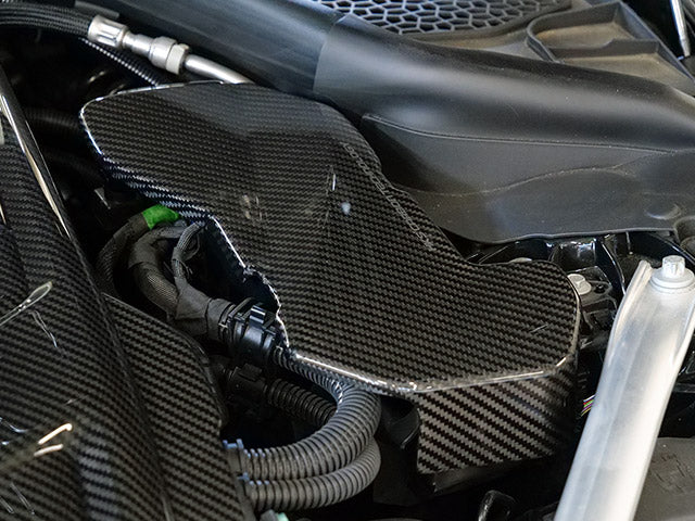 HKS ECU Cover Dry Carbon Fiber - GR Supra