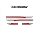 Mugen Door Scuff Plate Red - Civic FC1 FK7 FK8