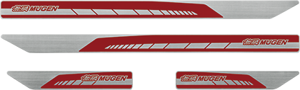 Mugen Door Scuff Plate Red - Civic FC1 FK7 FK8