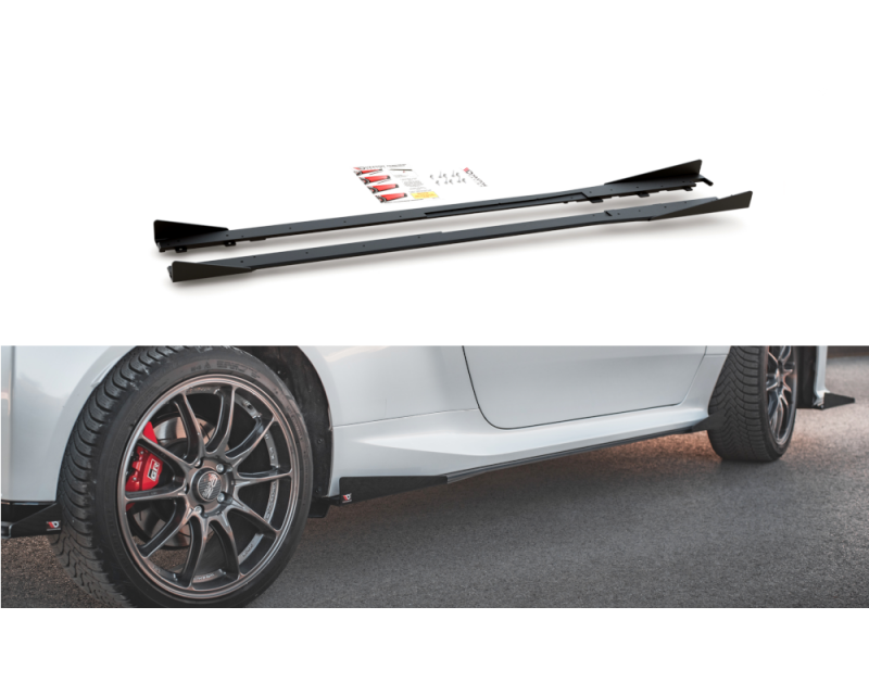 Side Skirts With Flaps Street Pro Maxton Design Toyota GR Yaris Mk4