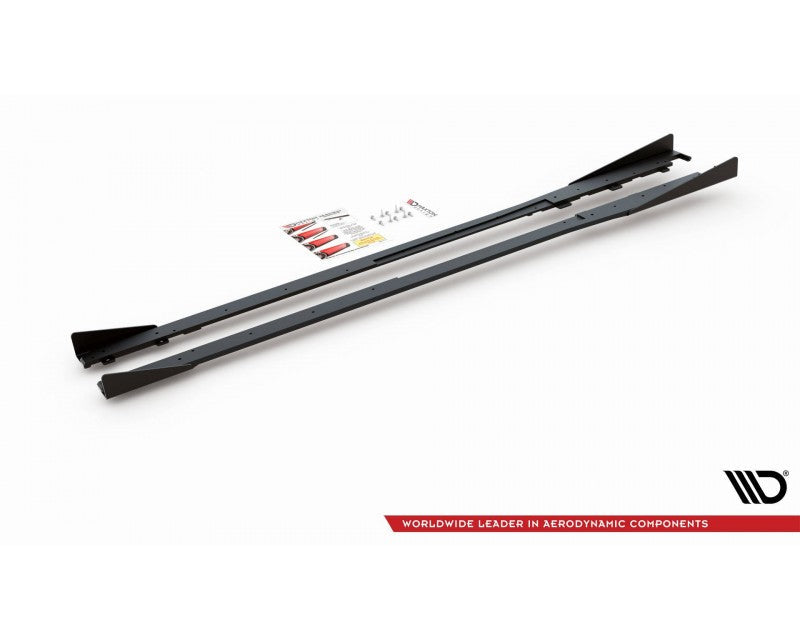 Side Skirts With Flaps Street Pro Maxton Design Toyota GR Yaris Mk4