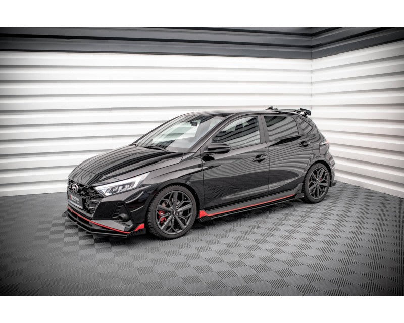 Faldones laterales Street Pro con aletas Maxton Design para Hyundai I20 N Mk3
