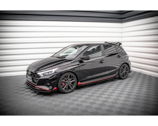 Faldons laterals Street Pro amb solapes de disseny Maxton per a Hyundai I20 N Mk3