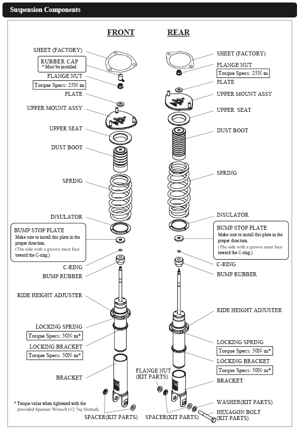 Kit completo de suspensión Coilover HKS Hipermax S - MX-5