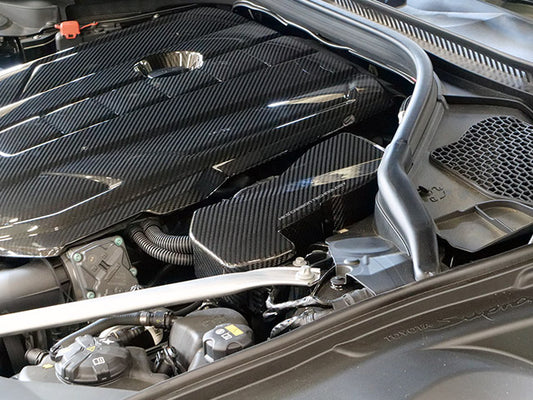 HKS ECU Cover Dry Carbon Fiber - GR Supra