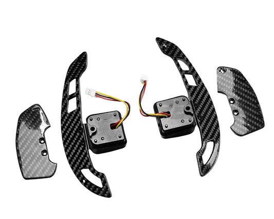 CT CARBON AUDI A6/A7/A8/RS6/RS7 2019+ MAGNETIC CARBON FIBRE SHIFTER PADDLES