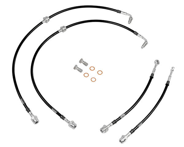 GOODRIDGE BRAIDED PLATED BRAKE HOSE LINE KIT YARIS GR