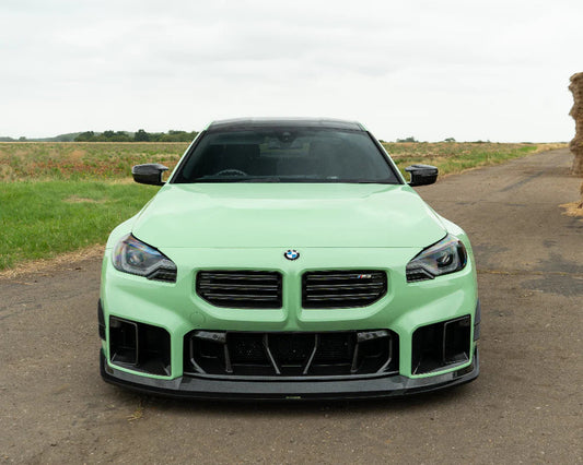 BMW G87 M2 SPLITTER EN FIBRE DE CARBONE V2 - CT DESIGN