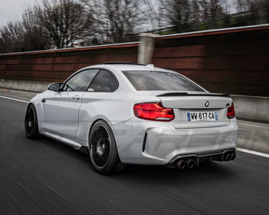 BMW M2/M2C F87 CARBON FIBRE DIFFUSER - MT STYLE